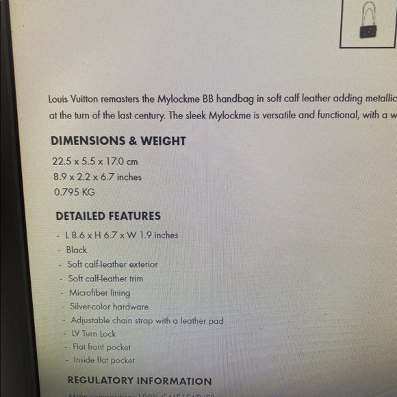 LV MYLOCKME BB PATCHES SKU: 5Y8L38 - Picture 10 of 10